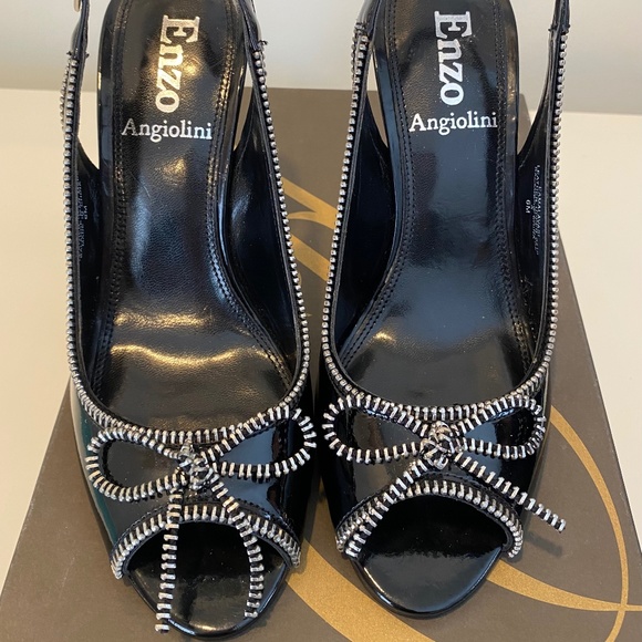 Enzo Angiolini Peep Toe Pumps - Sz 6 - Picture 6 of 16